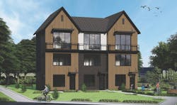 Extreriors Of The Jill Townhomes Designed By Todd Hallett, Tk Design Extreriors Of The Jill Townhomes Designed By Todd Hallett, Tk Design