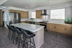 Buena Esperanza community kitchen in the motel to housing conversion project Buena Esperanza community kitchen in the motel to housing conversion project