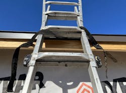 To Safely Use An Extension Ladder, Secure The Top Of The Ladder With An Approved Strap To Prevent It From Moving When In Use To Safely Use An Extension Ladder, Secure The Top Of The Ladder With An Approved Strap To Prevent It From Moving When In Use