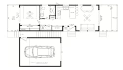 On show at IBS2024 Show Village: The Wedge model, by Cavco On show at IBS2024 Show Village: The Wedge model, by Cavco