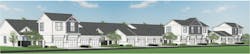 On-the-boards design for Courtyard Duplexes by The Evans Group On-the-boards design for Courtyard Duplexes by The Evans Group