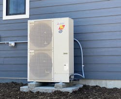 Mitsubishi all-electric heating and cooling system Mitsubishi all-electric heating and cooling system