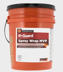 Prosoco R-Guard Spray Wrap MVP water-resistive barrier Prosoco R-Guard Spray Wrap MVP water-resistive barrier