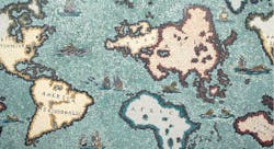 Atlas Maior from the New World Collection of tile mosaics by New Ravenna Atlas Maior from the New World Collection of tile mosaics by New Ravenna