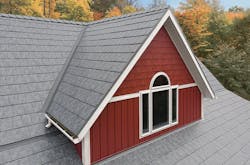 ProVia metal roofing in Ironstone Slate color ProVia metal roofing in Ironstone Slate color