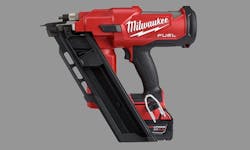 Milwaukee Tool M-18 Fuel 30-degree framing nailer Milwaukee Tool M-18 Fuel 30-degree framing nailer