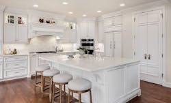 Nora Lighting Iolate and Ledura lighting in kitchen Nora Lighting Iolate and Ledura lighting in kitchen