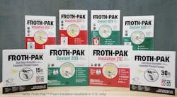 DuPont Froth-Pak product line DuPont Froth-Pak product line