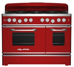 Red range cooktop/oven Red range cooktop/oven
