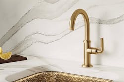 California Faucets' space-saving faucet California Faucets' space-saving faucet
