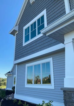 Foundry Siding On The Second Floor Blends With The First Floor Hues To Create A Soothing Yet Elegant Multi Textured Look Foundry Siding On The Second Floor Blends With The First Floor Hues To Create A Soothing Yet Elegant Multi Textured Look