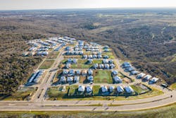 Aerial view of Phase 1 of Taurus’s Whisper Valley community Aerial view of Phase 1 of Taurus’s Whisper Valley community