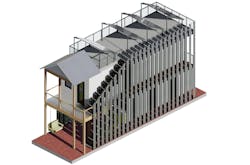 Shot in the Dark modified shotgun house, Rae Atkinson, Rice University Rice University housing for weather events Iso Front Shot in the Dark modified shotgun house, Rae Atkinson, Rice University Rice University housing for weather events Iso Front