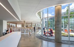 Northtown Library and Apartments supports older residents' mental health by promoting interaction with other community members in public areas Northtown Library and Apartments supports older residents' mental health by promoting interaction with other community members in public areas