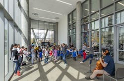 Northtown Library and Apartments supports older residents' mental health by promoting interaction with other community members in public areas Northtown Library and Apartments supports older residents' mental health by promoting interaction with other community members in public areas