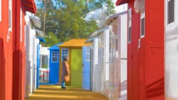 The Project Contains A Variety Of Spatial Scales To Change Up The Social Inter Actions Between Residents – The Axial Views Provide Openness, While The Homes Provide Privacy The Project Contains A Variety Of Spatial Scales To Change Up The Social Inter Actions Between Residents – The Axial Views Provide Openness, While The Homes Provide Privacy