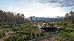 Rain Harvest Home Is A Water Autonomous Home In Temascaltepec, Mexico That Disperses Living Functions Into Three Porous, Green Roofed Buildings That Each Collect Rainwater Rain Harvest Home Is A Water Autonomous Home In Temascaltepec, Mexico That Disperses Living Functions Into Three Porous, Green Roofed Buildings That Each Collect Rainwater