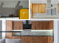 Kitchen design trend, unique tile shapes Kitchen design trend, unique tile shapes