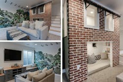 The house that she built basement bricks The house that she built basement bricks