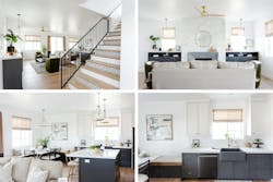 The house that she built living room and kitchen The house that she built living room and kitchen