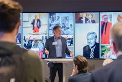 Nello Gonfiantini at the Collaboratory groundbreaking event Nello Gonfiantini at the Collaboratory groundbreaking event