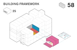 Modular apartment building with shipping containers Modular apartment building with shipping containers
