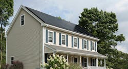 Vivant Smart home exterior with solar panels Vivant Smart home exterior with solar panels