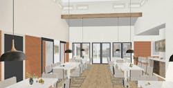 Sunnyside cohousing community modern common room Sunnyside cohousing community modern common room