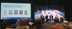 International Builder's Show speakers on stage International Builder's Show speakers on stage