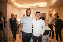 Matthew Rapa and Curtis Wong at the Cloud S modular, modern apartment unveiling event Matthew Rapa and Curtis Wong at the Cloud S modular, modern apartment unveiling event