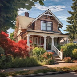 AI generated typical home in Washington AI generated typical home in Washington