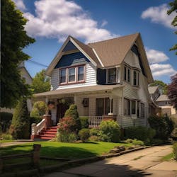 AI generated typical home in New Jersey AI generated typical home in New Jersey