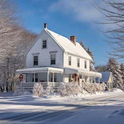 AI generated typical home in Maine AI generated typical home in Maine