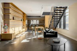 Brucewood Home passive house living room windows Brucewood Home passive house living room windows