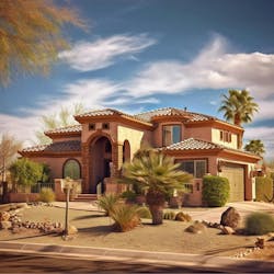 AI generated typical home in Arizona AI generated typical home in Arizona