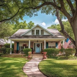 AI generated typical home in Texas AI generated typical home in Texas