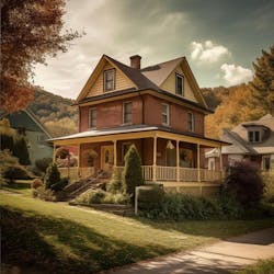 AI generated typical home in West Virginia AI generated typical home in West Virginia