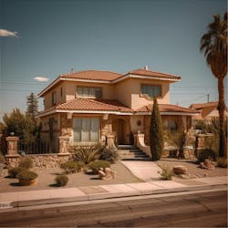 AI generated typical home in Nevada AI generated typical home in Nevada