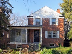 Front, before renovations of Chevy Chase Home Front, before renovations of Chevy Chase Home
