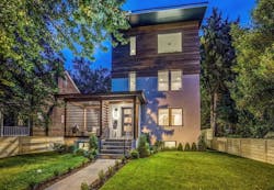 42nd Street Chevy Chase Home at Night 42nd Street Chevy Chase Home at Night