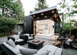 Nakamoto Forest Laneway House Exterior Patio Alex Glegg Design Nakamoto Forest Laneway House Exterior Patio Alex Glegg Design