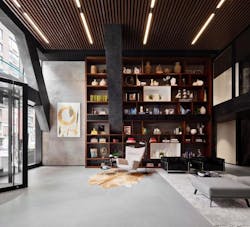 Charlie West Condo Lemay Escobar Architecture Lobby Lounge Charlie West Condo Lemay Escobar Architecture Lobby Lounge