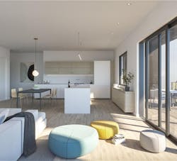 Sleek Chicago condo modern kitchen Sleek Chicago condo modern kitchen