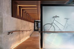 Charlie West Condo Lemay Escobar Architecture Bike Room Charlie West Condo Lemay Escobar Architecture Bike Room