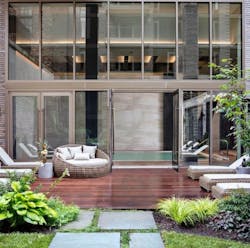 Charlie West Condo Lemay Escobar Architecture Landscaped Courtyard Charlie West Condo Lemay Escobar Architecture Landscaped Courtyard