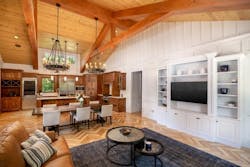 Pool house guest room timber frame Pool house guest room timber frame