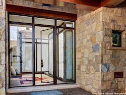 Steel frame windows home entryway Steel frame windows home entryway