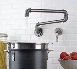 Watermark Elan Vital Pot Filler with pot and pasta Watermark Elan Vital Pot Filler with pot and pasta