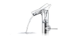 Hansgrohe Axor Starck V glass see through faucet Hansgrohe Axor Starck V glass see through faucet