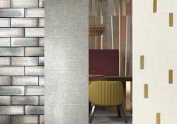 Metallic tile trend examples Metallic tile trend examples